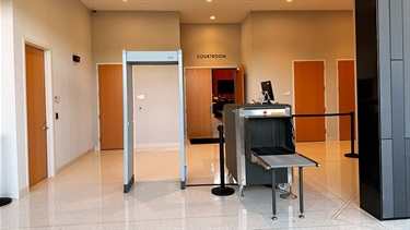 Municipal Court service area inside Lenexa Justice Center