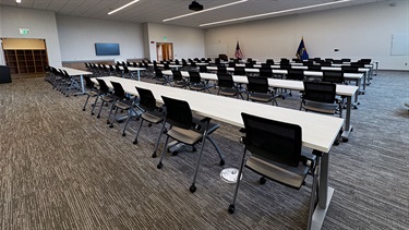 Training room at Lenexa Justice Center