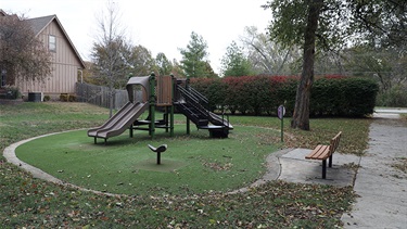 Playground and seating